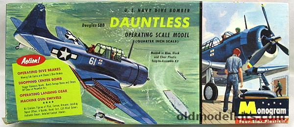 Monogram 1/48 Douglas SBD Dauntless - Four Star Issue, PA54-149 plastic model kit